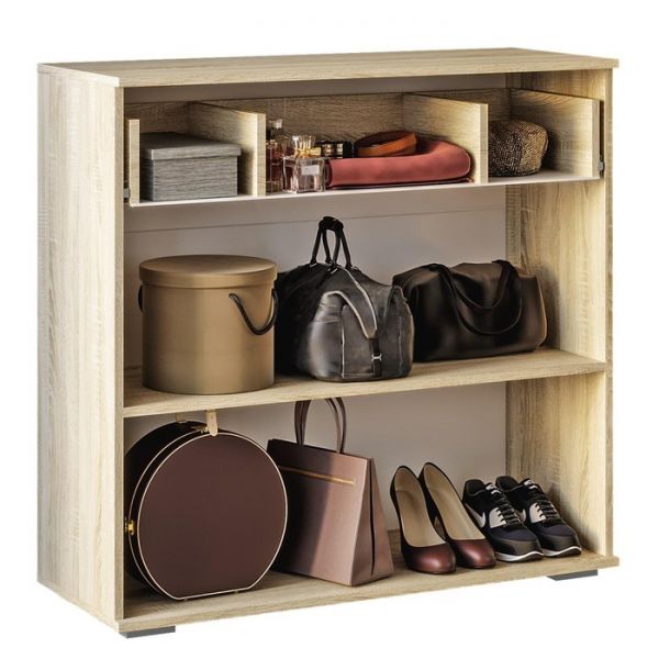 Комод Белладжио 1002х372х952 сонома/белый матовый