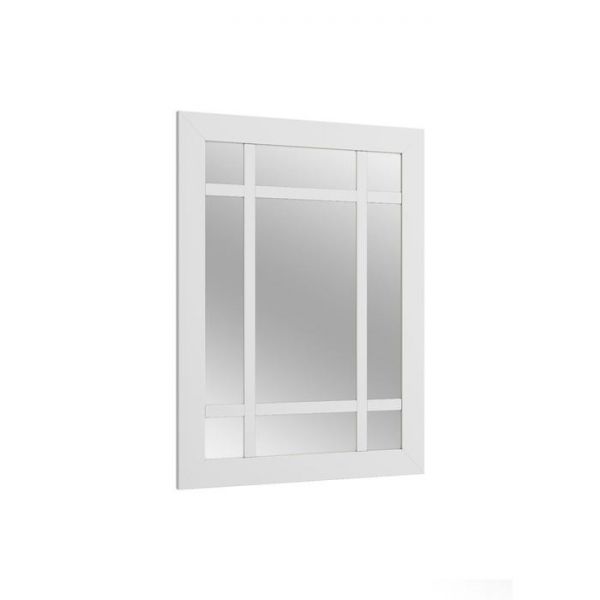 Зеркало настенное ЗН-12 РИВЬЕРА 800х600 ПВХ Белый