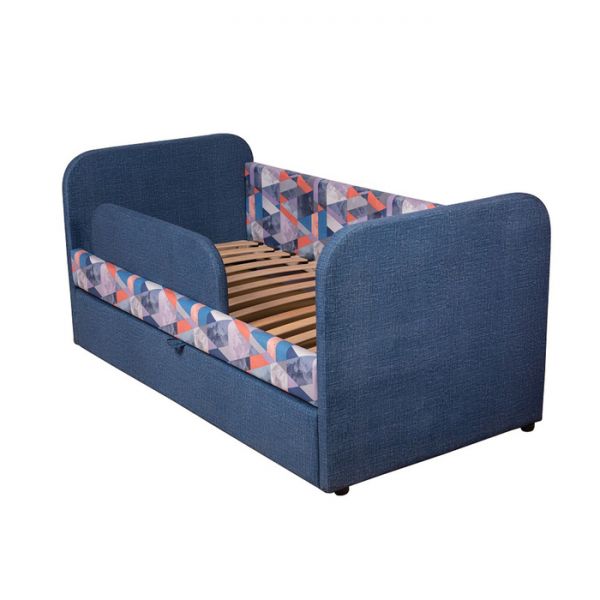 Кровать Тедди 800х1600 с ящиком синий