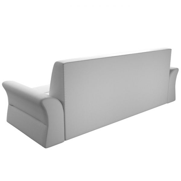 Прямой диван «Клайд», механизм дельфин, экокожа, цвет бежевый