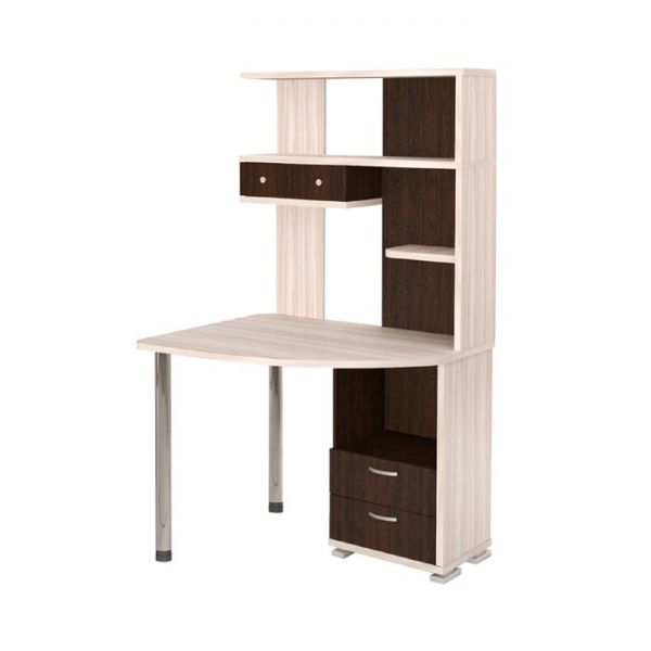 Стол компьютерный «СК 20», 1050 ? 850 ? 1740 мм, левый, цвет карамель / венге