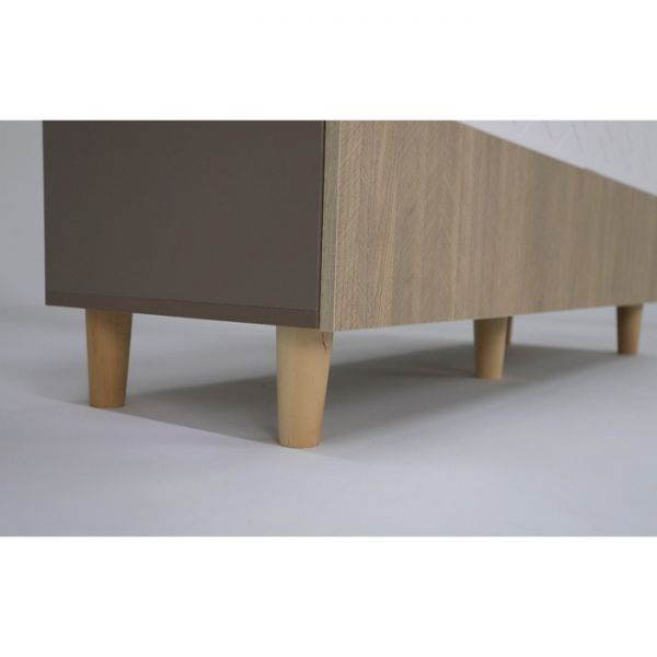 Тумба под ТВ Моана-1 1300х420х620 палермо/мокко