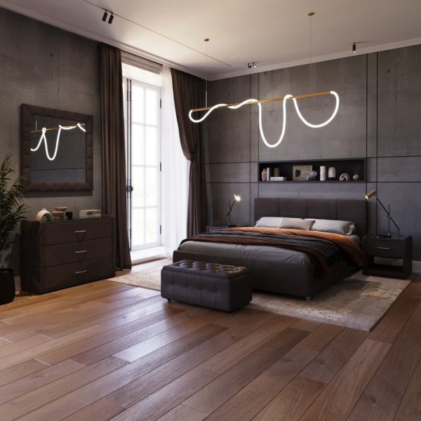 Кровать «Птичье гнездо New» с ПМ, 1400 ? 2000 мм, ЭКО деревянный каркас, 1 ящик, шоколад