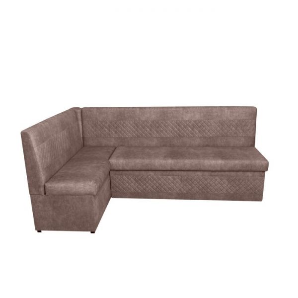 Кухонный уголок «Фантазия», левый угол, цвет эмилия дарк браун