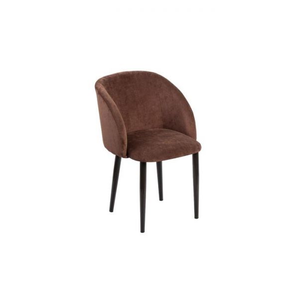 Стул Милли Вельвет 53 мокко/ Стандарт металл коричневый