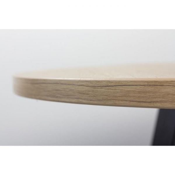 Стол РИМ D-940/1390 Дуб Небраска/Опора РИМ Гаспар-К, черный матовый