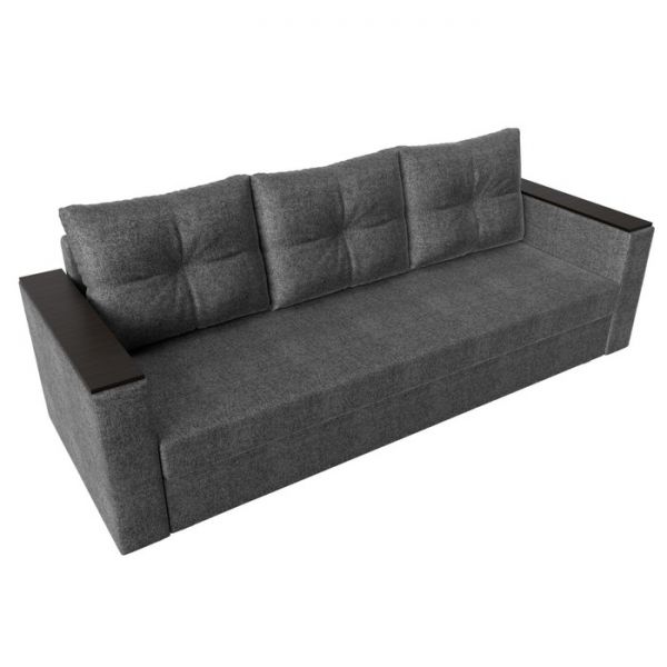 Диван прямой «Атланта лайт», без стола, еврокнижка, рогожка, цвет бежевый