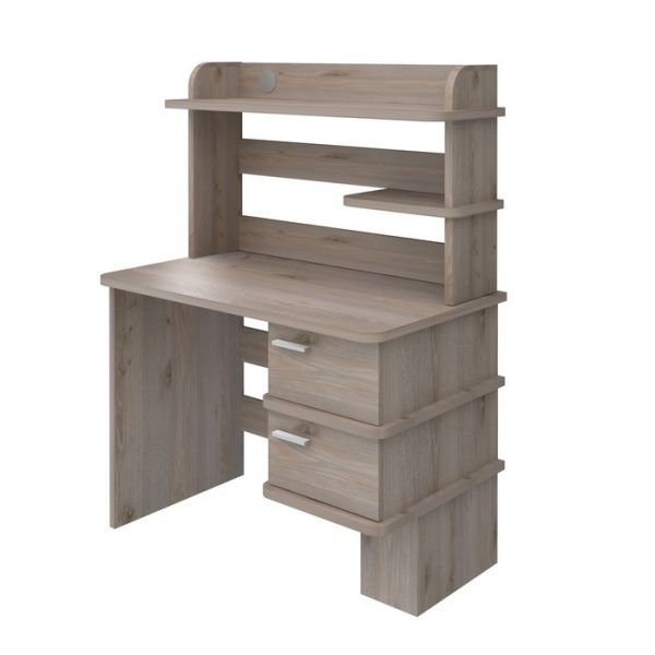 Стол с надстройкой, 1200 ? 600 ? 1410 мм, цвет белый жемчуг