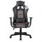 Кресло игровое BRABIX "GT Racer GM-100", две подушки, черное/коричневое