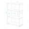 Стеллаж, 700 ? 300 ? 1100 мм, цвет белый жемчуг