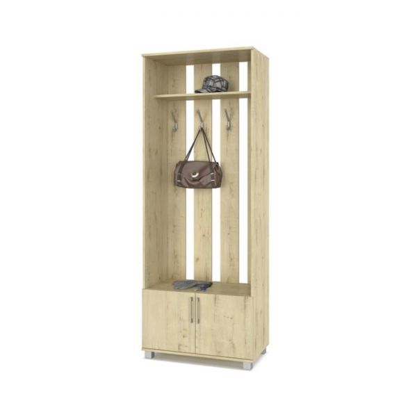 Прихожая Карина К73 800x420x2100 4 крючка Дуб ирландский