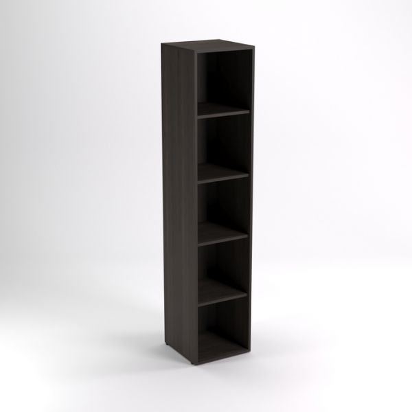 Шкаф стеллаж НШ-6, 383 ? 380 ? 1890 мм, белый шагр