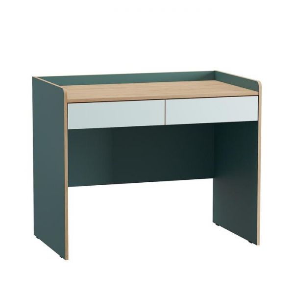 Стол письменный Гудвин 12.34, 1016х600х832, Бензин/Гикори рокфорд/Мята