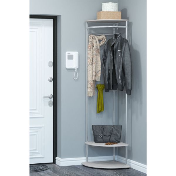 Вешалка гардеробная «Универсальная», 510 ? 510 ? 1890 мм, цвет дуб белёный