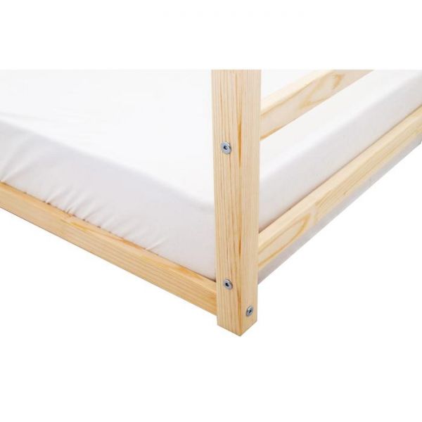 Детская кровать-домик Монтессори Бельмарко Svogen натура