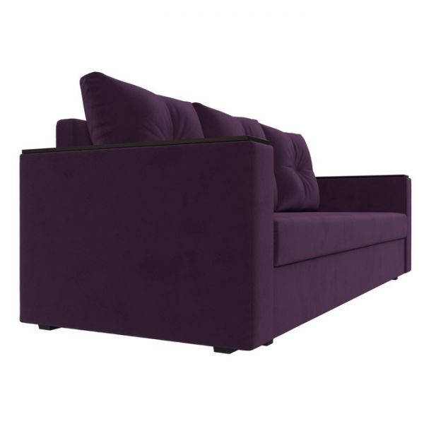 Диван прямой «Атланта лайт», без стола, еврокнижка, велюр, цвет, цвет бежевый