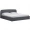 Кровать Илона, 1800х2000, ортопедическое осн+ПМ, Ролан/Серый