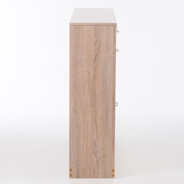 Обувница с дверью 1060х280х960 дуб сонома/белый