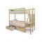 Детская двухъярусная кровать Бельмарко Svogen натура