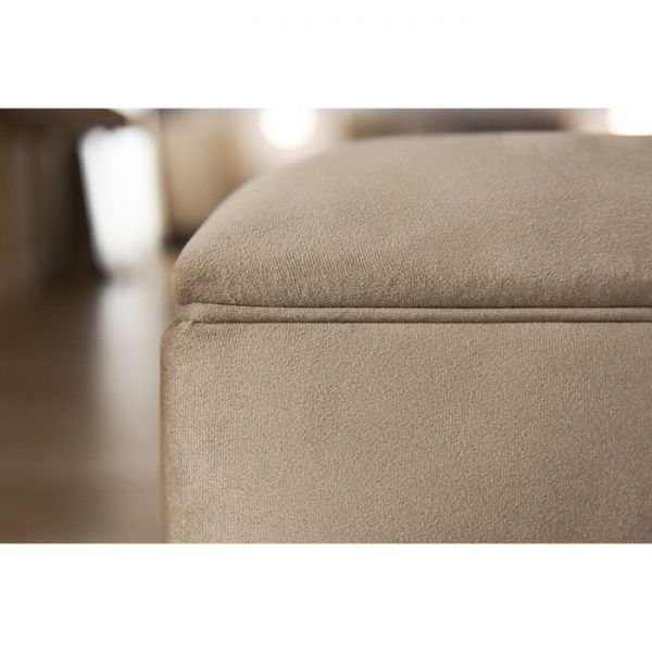 Банкетка прямоугольная «Олимпия», с ПМ, велюр, цвет velutto 05