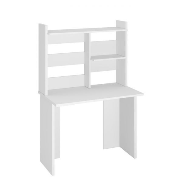 Компьютерный стол, 1000 ? 600 ? 1520 мм, цвет нельсон/белый