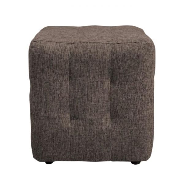 Пуф ткань рогожка Coffee