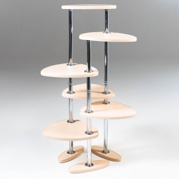 Подставка для цветов Айза 36, Дуб выбеленный