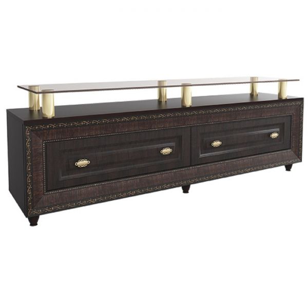 Столешница под ТВ «Калипсо 1», 1500 ? 350 ? 90 мм, цвет бронза