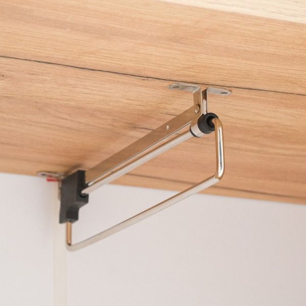 Прихожая Осирис, 1182х370х1994, Дуб крафт золотой/Черный