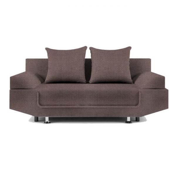 Диван «Анюта», еврокнижка, рогожка, цвет savana plus dimrose / savana plus yellow