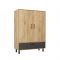 Шкаф  с ящиком малый ЛОФТ Тб-1 1000х450х1420 Дуб Бунратти/ Малави