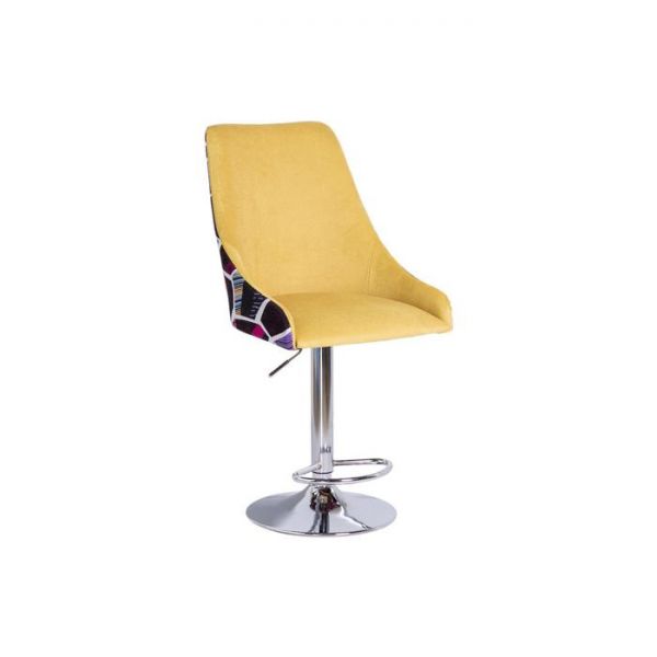 Барный стул Хэнк Велюр 4 Терракот/ Хром