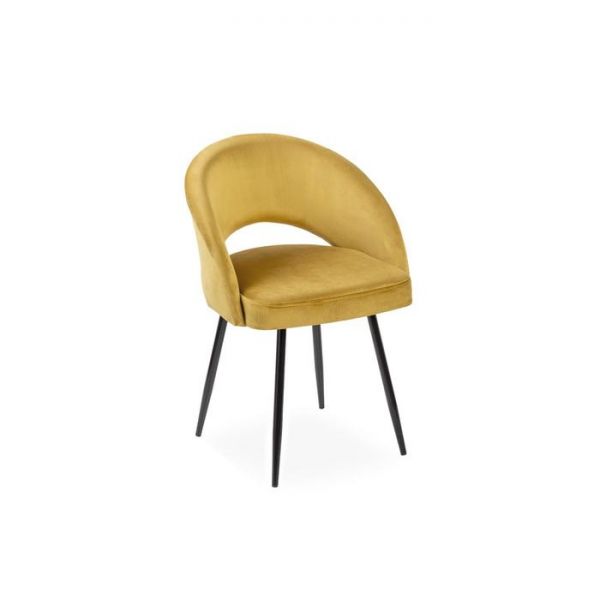 Стул Мирелла Золотой велюр 14/ Грейс металл  Коричневый