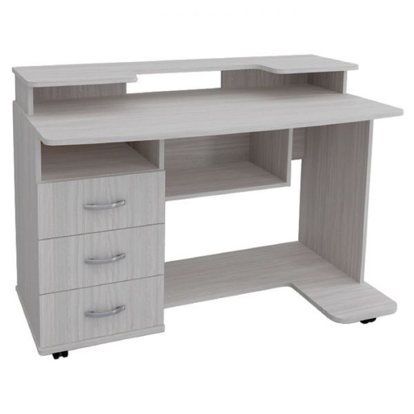 Стол компьютерный Юниор-1  Дуб молочный/венге