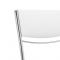 Стул Leset Татум, хром, экокожа белая