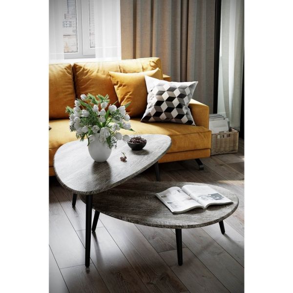 Стол журнальный «Стэм», 940 ? 690 ? 270 мм, цвет дуб грей