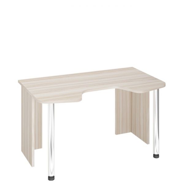 Стол СКЛ-Игр140, 1400 ? 900 ? 770 мм, цвет белый жемчуг