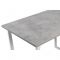 Стол АТЛАНТ-02 1200/1700*800х750 Бетон Чикаго светлый/Опора АТЛАНТ-Белый глянец