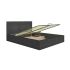 Кровать Милос-72-2 с ортопед. основ. 1600х2000 Черный