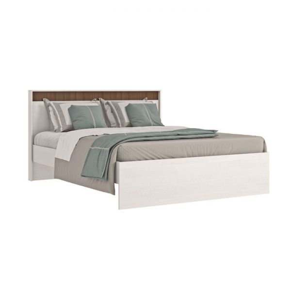 Кровать «Ницца», 1400 ? 2000 мм, бодега светлый / ясень шимо тёмный