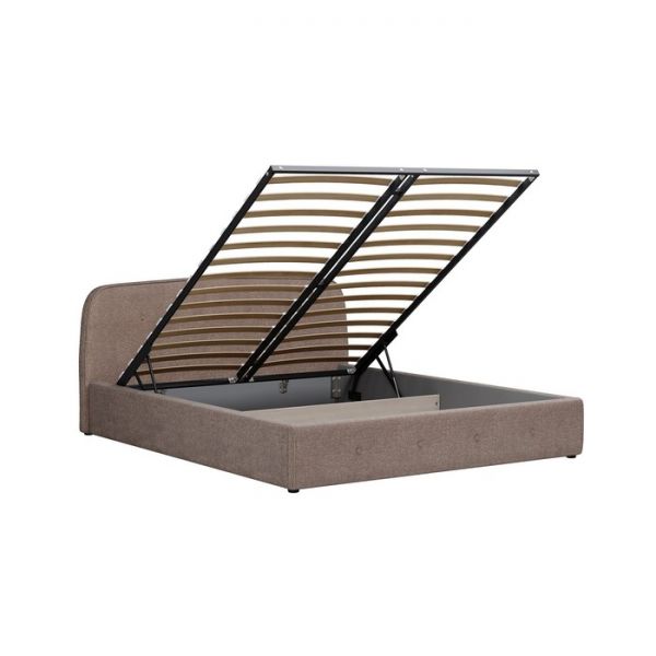 Кровать Илона, 1600х2000, ортопедическое осн+ПМ, Ролан/Песочный