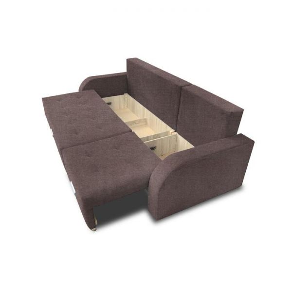 Диван трансформер «Милан», с выдвижным углом, пантограф, рогожка, цвет savana plus beige