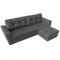 Угловой диван «Амстердам лайт», еврокнижка, правый угол, рогожка, цвет серый