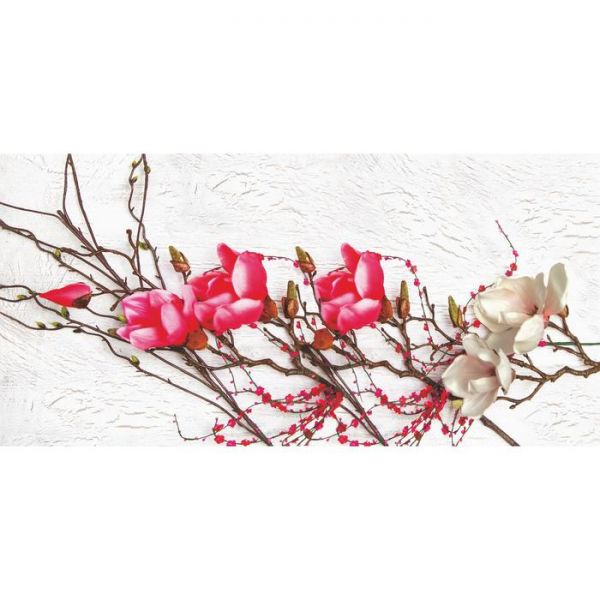 Обеденный стол «Голд», раздвижной 1150(1450) ? 700 мм, стекло, бабочка, хром