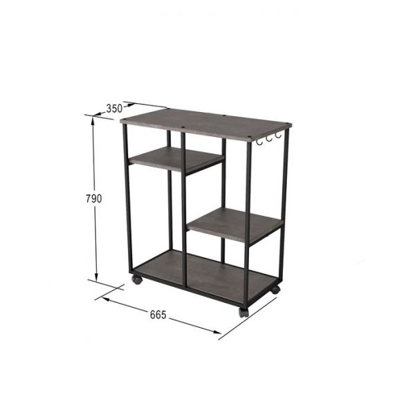 Консоль «Вэстри», 665 ? 350 ? 790 мм, МДФ, цвет дуб американский