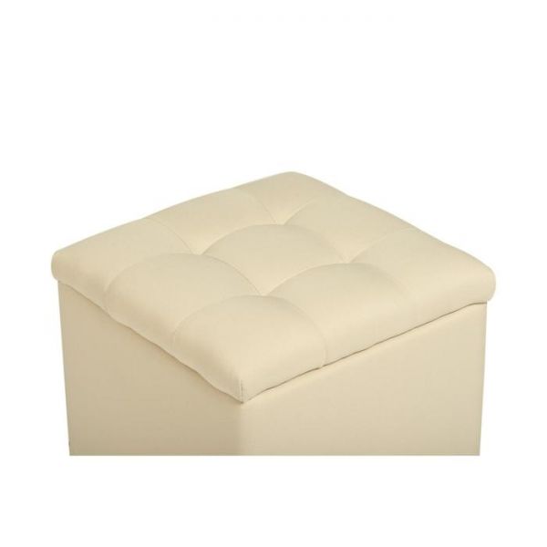 Пуф Бриг 400х400х430 Рогожка CREAM