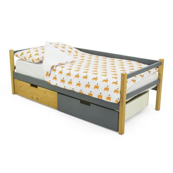 Детская кровать-тахта Svogen дерево-графит