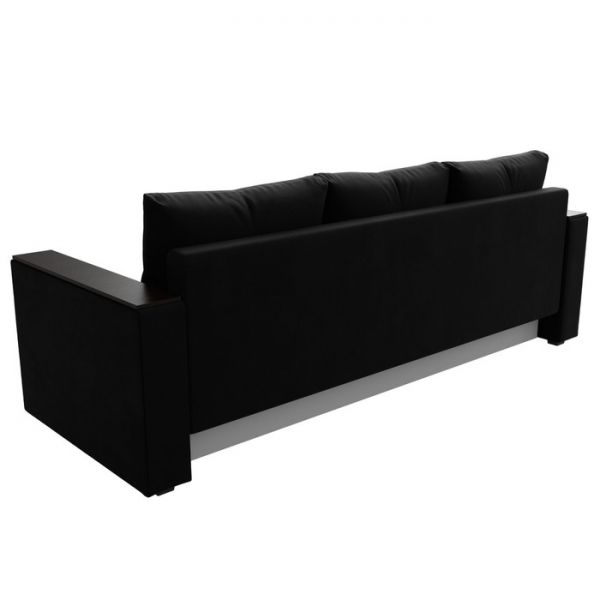 Диван прямой «Атланта лайт», без стола, еврокнижка, микровельвет, цвет бежевый