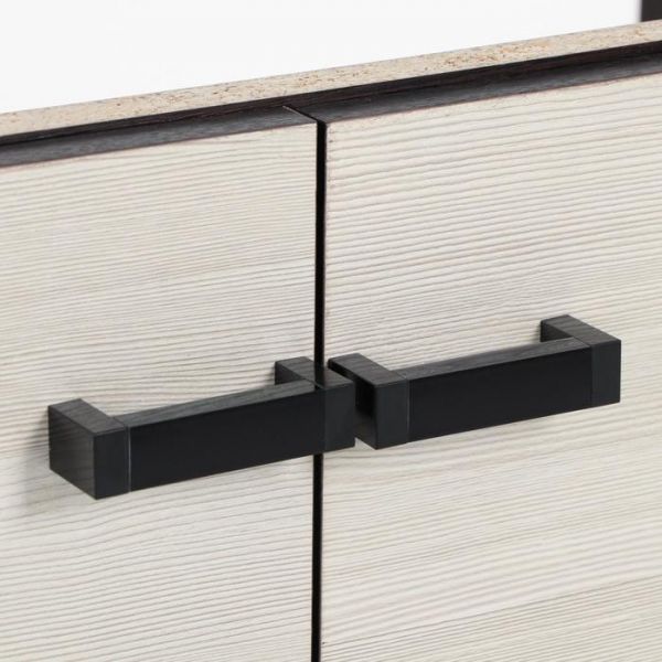 Шкаф напольный под мойку Мальва 800х450х810 Венге/Лоредо