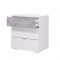 Комод «Акцент №9», 700 ? 474 ? 750 мм, цвет белый / цемент светлый